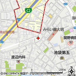 東京都豊島区池袋3丁目20-9周辺の地図