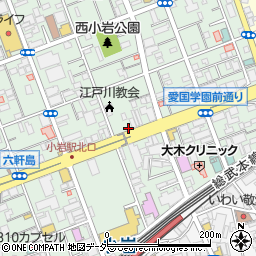 東京都江戸川区西小岩4丁目14-23周辺の地図