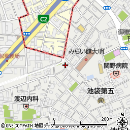 東京都豊島区池袋3丁目20-2周辺の地図