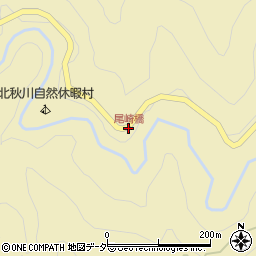 尾崎橋周辺の地図