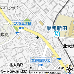 北大塚歯科医院周辺の地図