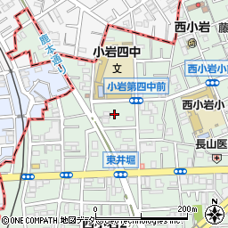 東京都江戸川区西小岩3丁目10周辺の地図