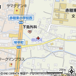 田沢川周辺の地図