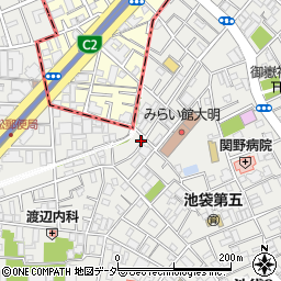 東京都豊島区池袋3丁目20-1周辺の地図