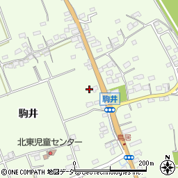 山梨県韮崎市藤井町駒井2592周辺の地図