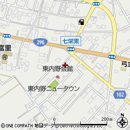 千葉県富里市七栄304-6周辺の地図