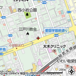 東京都江戸川区西小岩4丁目14-20周辺の地図