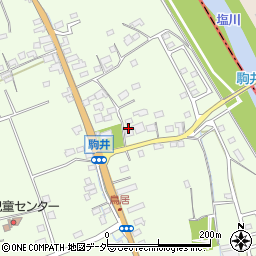 山梨県韮崎市藤井町駒井2856-1周辺の地図
