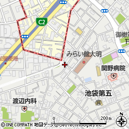 東京都豊島区池袋3丁目20-11周辺の地図