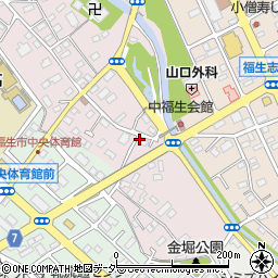東京都福生市福生413周辺の地図