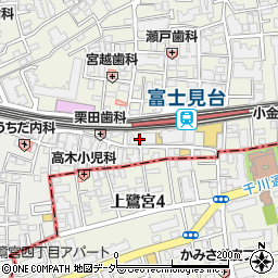 伊勢屋　富士見台店周辺の地図