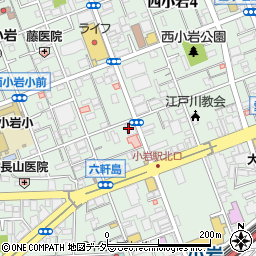 株式会社スカイ　ヘアーサロン小岩店周辺の地図