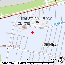 東京都立川市西砂町4丁目79周辺の地図