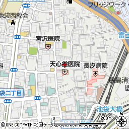 新栄荘周辺の地図