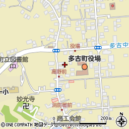 千葉県香取郡多古町多古582周辺の地図