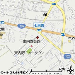 千葉県富里市七栄304-4周辺の地図
