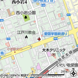東京都江戸川区西小岩4丁目14-17周辺の地図
