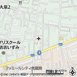 東京都練馬区南大泉1丁目19周辺の地図