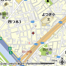 東京都葛飾区四つ木3丁目15-6周辺の地図