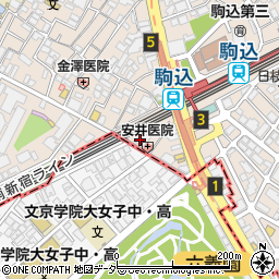 芥川製菓株式会社　本社周辺の地図
