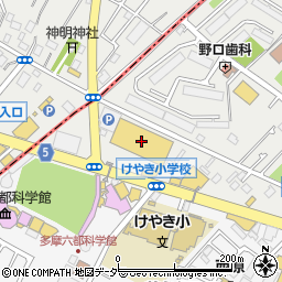 コーナン西東京田無店周辺の地図