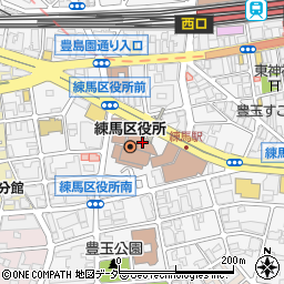 東京都練馬区豊玉北6丁目12周辺の地図