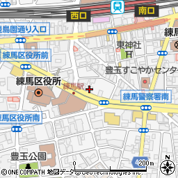 株式会社三井住友銀行　練馬ローンプラザ周辺の地図