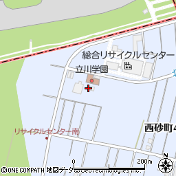 東京都立川市西砂町4丁目75周辺の地図