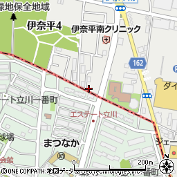 東京都武蔵村山市伊奈平4丁目14-1周辺の地図