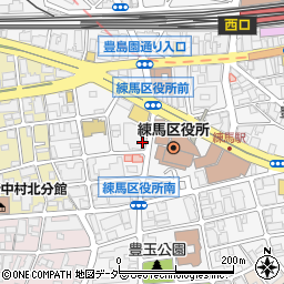 東京都練馬区豊玉北6丁目周辺の地図