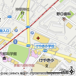 コーナンＰＲＯ西東京田無店周辺の地図