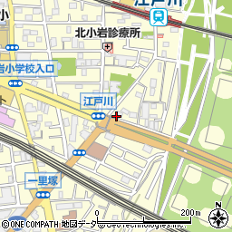 小岩警察署江戸川交番周辺の地図
