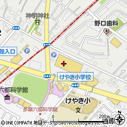 ホームセンターコーナン西東京田無店周辺の地図