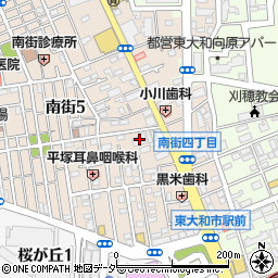 ヤクルトエステサロン東大和店周辺の地図