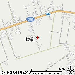 千葉県富里市七栄109-1周辺の地図