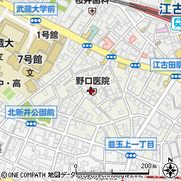 東京都練馬区豊玉上1丁目周辺の地図