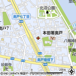ユニクロ葛飾奥戸店周辺の地図