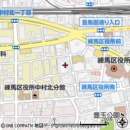 東京都練馬区豊玉北6丁目20周辺の地図