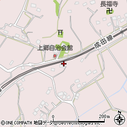 千葉県印旛郡酒々井町上岩橋1576-1周辺の地図