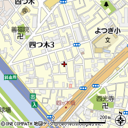 東京都葛飾区四つ木3丁目12-6周辺の地図