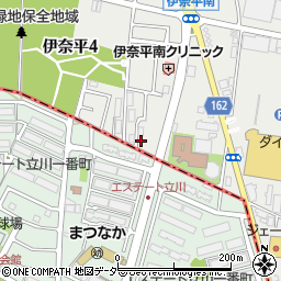東京都武蔵村山市伊奈平4丁目14-2周辺の地図