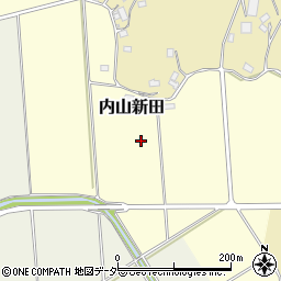千葉県匝瑳市内山新田周辺の地図