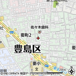 東京都豊島区要町2丁目24周辺の地図