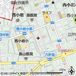 東京都江戸川区西小岩3丁目29-13周辺の地図