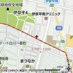 東京都武蔵村山市伊奈平4丁目14-5周辺の地図