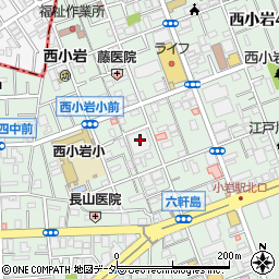 東京都江戸川区西小岩3丁目29周辺の地図