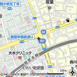 カーブス小岩店周辺の地図