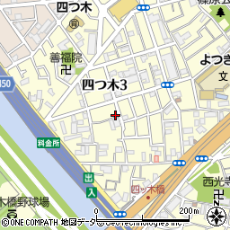 東京都葛飾区四つ木3丁目10-9周辺の地図