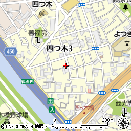 東京都葛飾区四つ木3丁目10-9周辺の地図