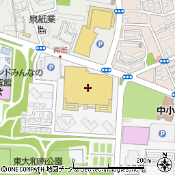 くまざわ書店東大和店周辺の地図